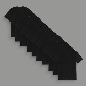 Cumulus All-Black Crew 10-Pack