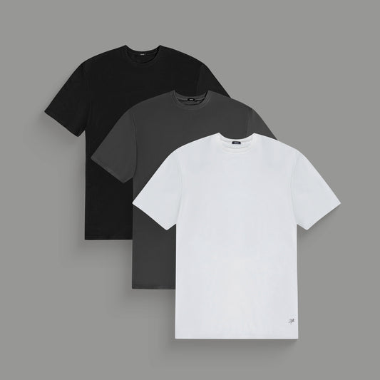 heavyweight t-shirt model Tyler in mixed