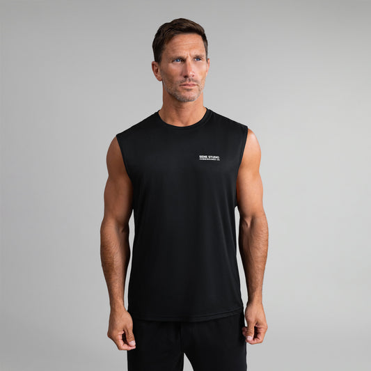 Tags:(6'0" - 180 lbs|Medium) custom t-shirt tee model Tyler in Black