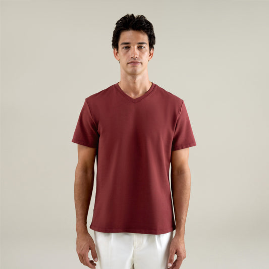 Tags:(Large) Custom t-shirt tee model Jessey in Maroon