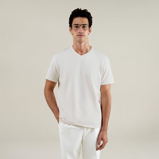 Tags:(Large | 6'1" - 165) Custom t-shirt tee model Jessey in Bone