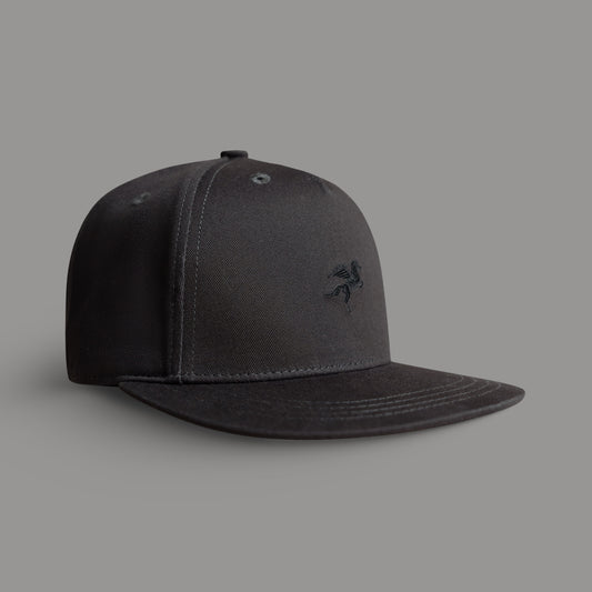 Sene Core Emblem Hat model Tyler in Charcoal